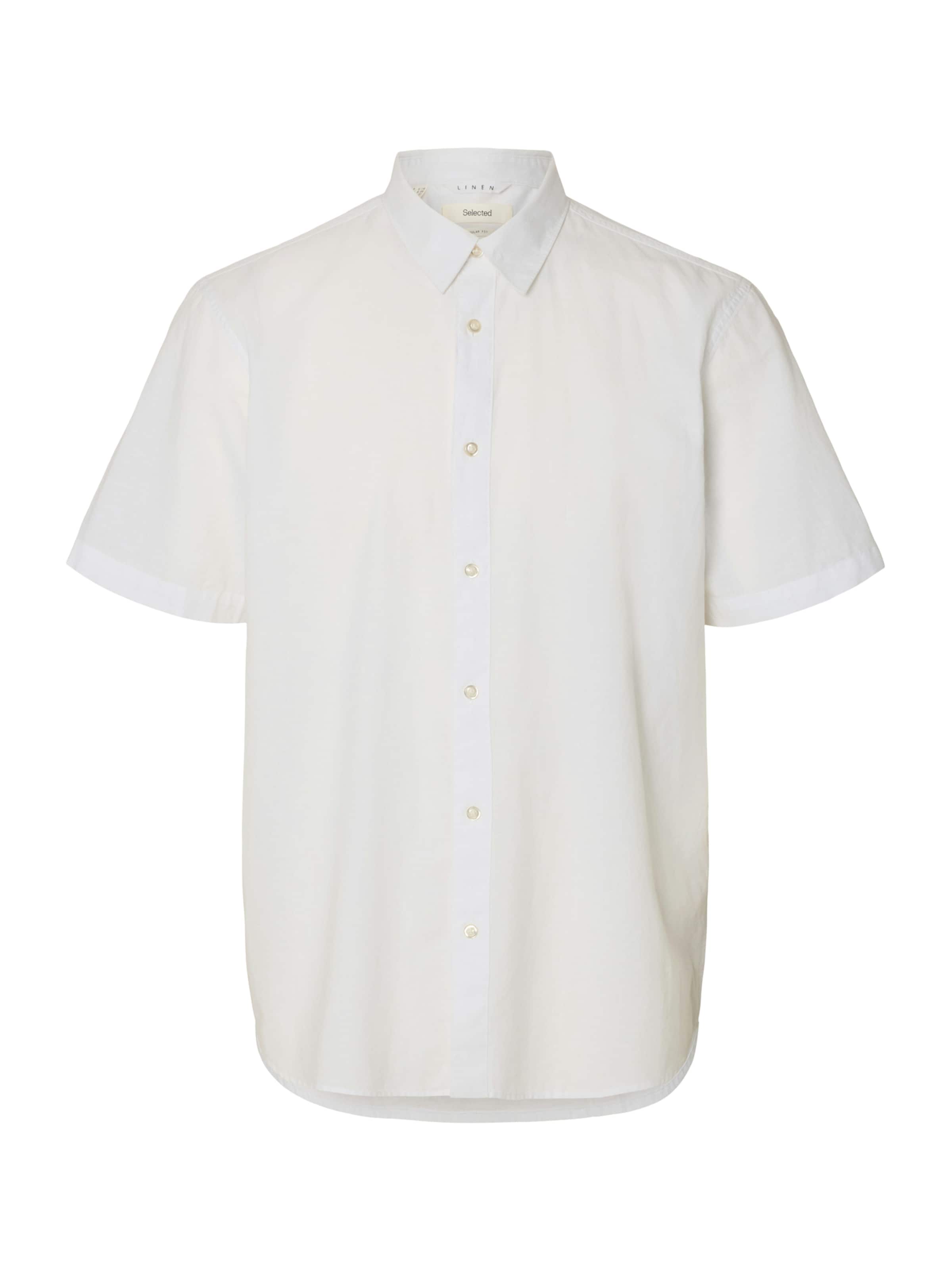 SELECTED Koszula 'SLHSUN' w kolorze biały: przód