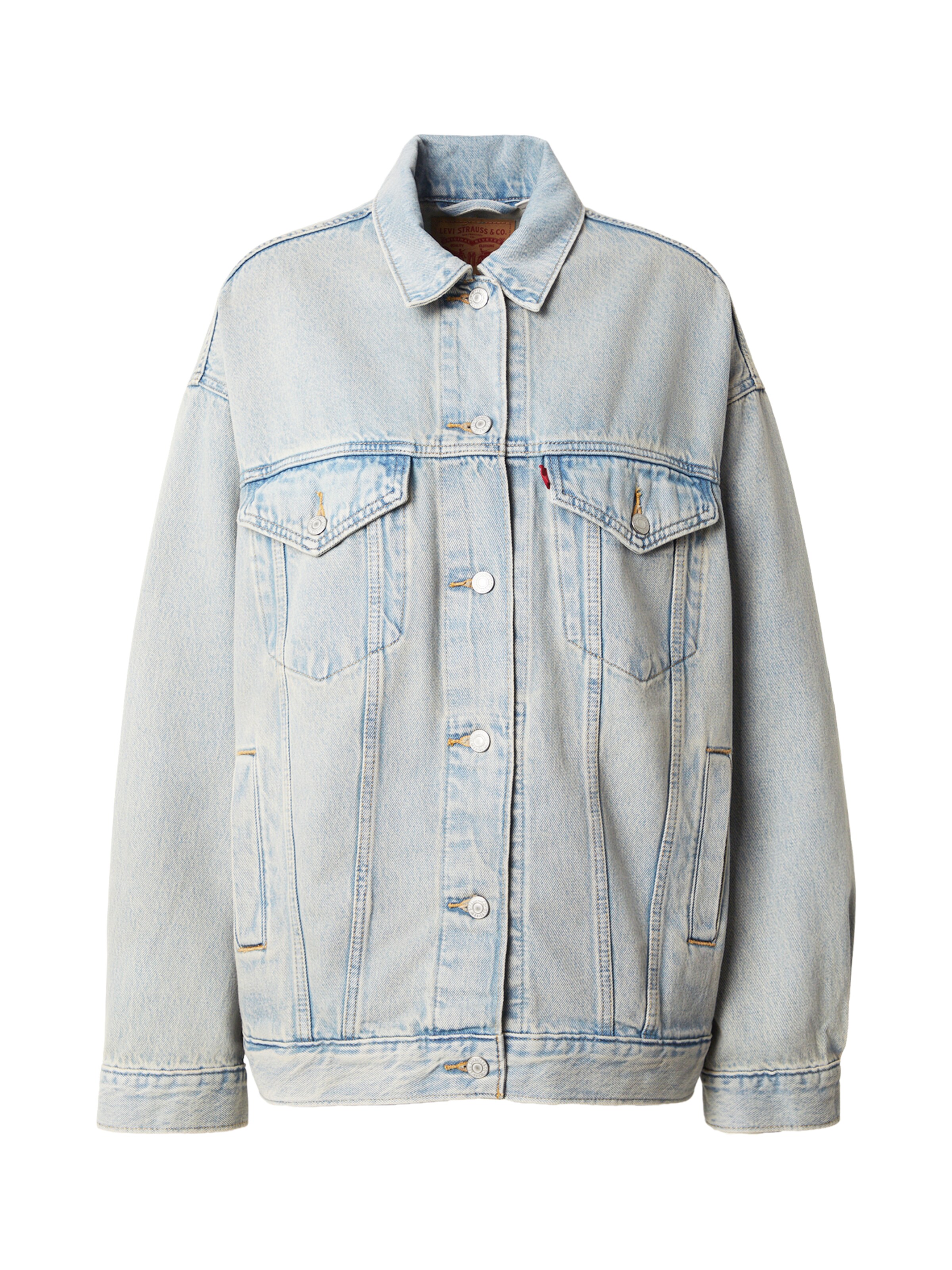 LEVI'S ® Tussenjas 'XL TRUCKER' in Blauw: voorkant