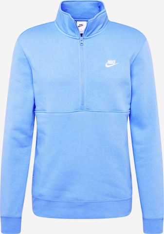Nike SportswearSweater majica - plava boja: prednji dio