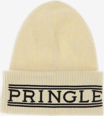 Pringle of Scotland Hat & Cap in One size in White: front