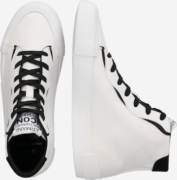 ARMANI EXCHANGE High-Top Sneakers in White