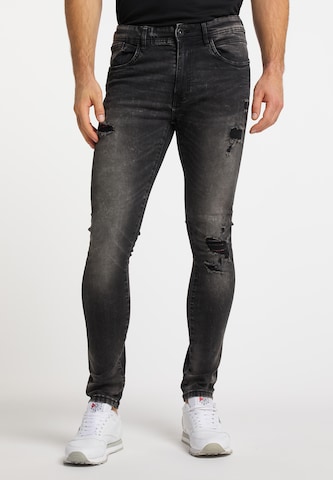 TUFFSKULL Jeans in Black: front