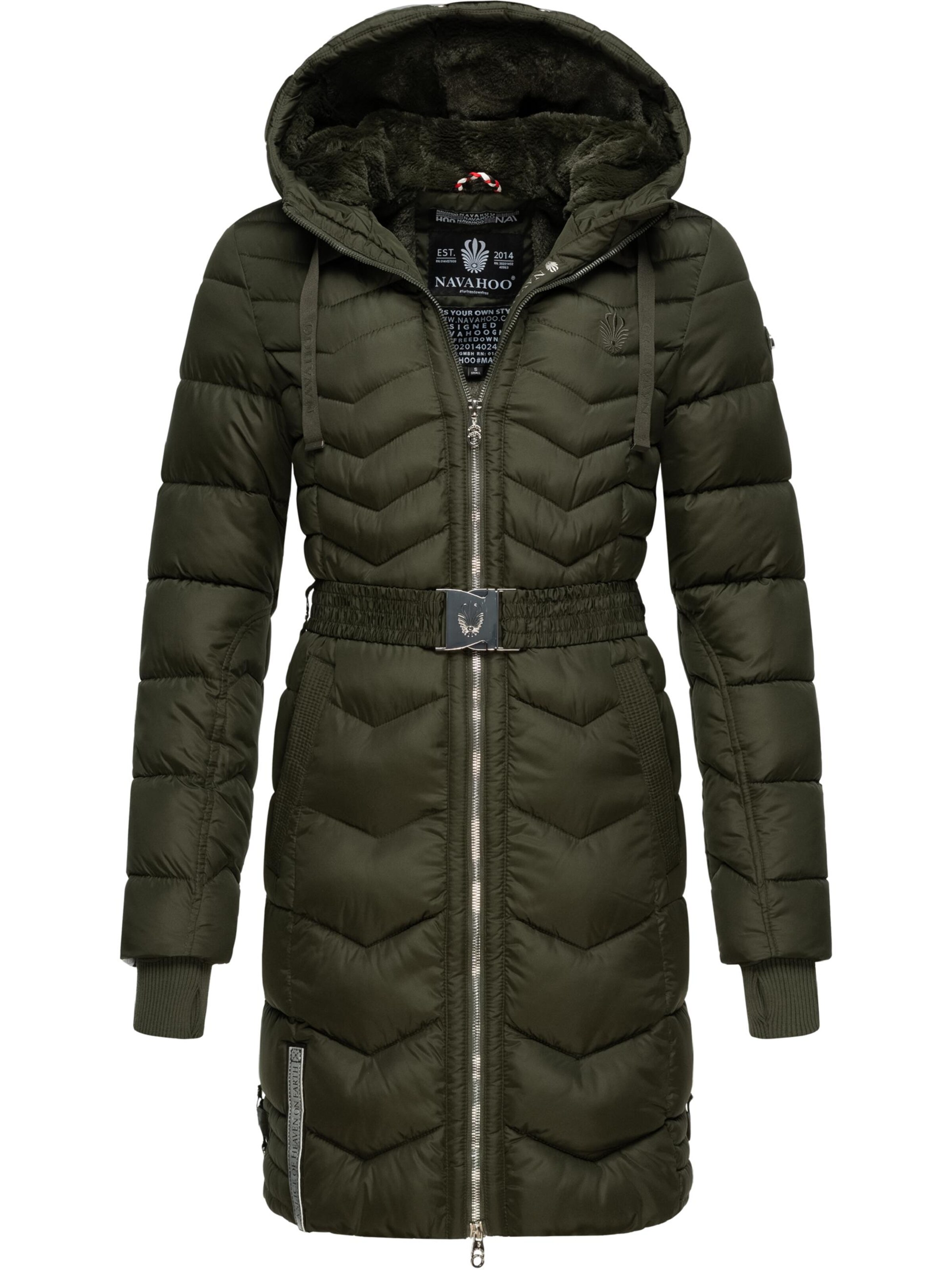 Cappotto invernale 'Alpenveilchen' di NAVAHOO in verde