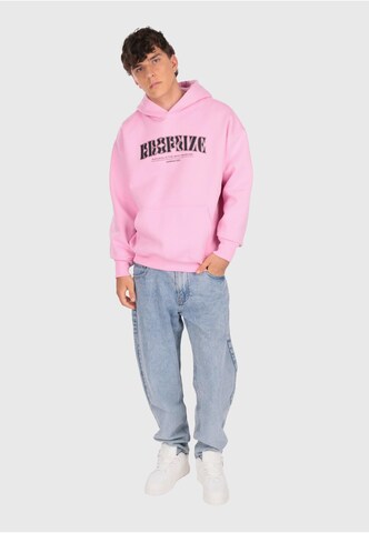 Dropsize Sweatshirt 'Success' in Pink
