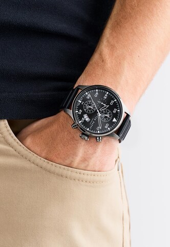 Ted Baker Uhr 'FULMAAR' in Schwarz: Vorderseite