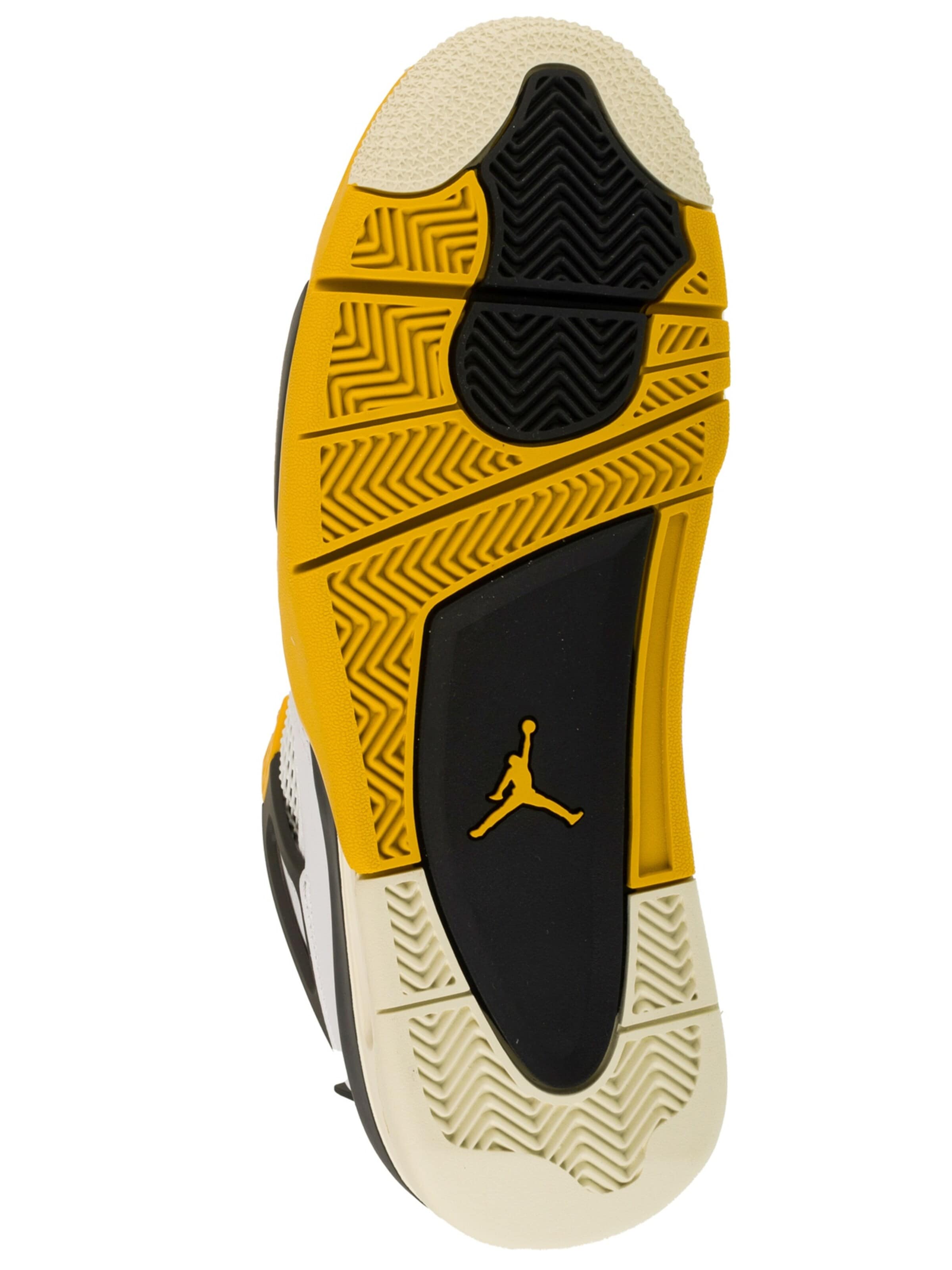Baskets basses 'Air Jordan 4 Retro' Jordan en blanc