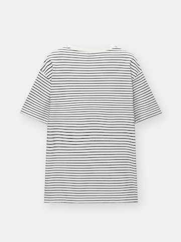 T-Shirt Pull&Bear en blanc