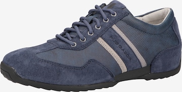 Sneaker bassa di Pius Gabor in blu: frontale