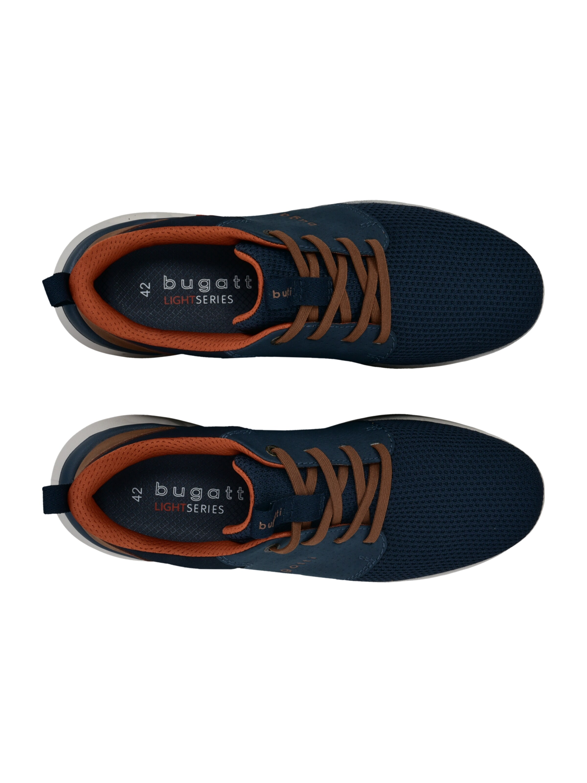bugatti Спортни обувки с връзки в синьо