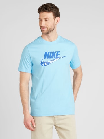 Nike Sportswear Shirt 'FUTURA' in Blue: front