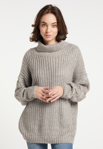 MYMOŠiroki pulover - bež boja: prednji dio