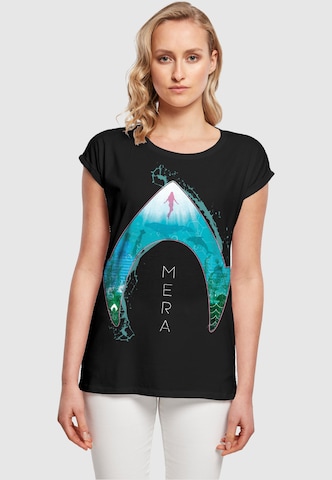 ABSOLUTE CULT T-Shirt 'Aquaman - Mera Ocean' in Schwarz: predná strana