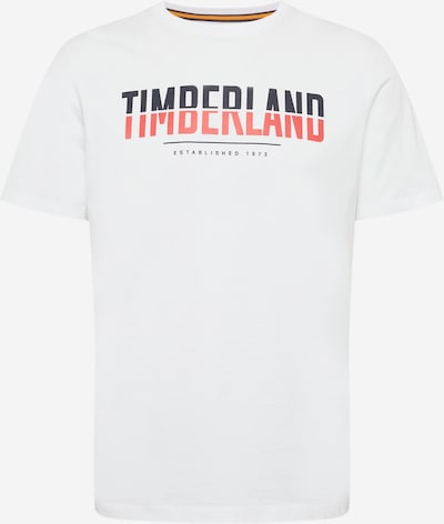 TIMBERLAND T-Shirt en bleu marine / rouge / blanc, Vue avec produit