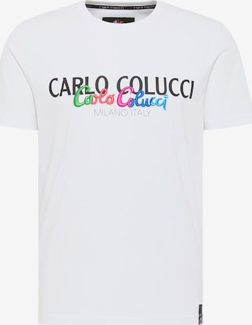 Carlo Colucci Shirt 'Camisa' in White: front