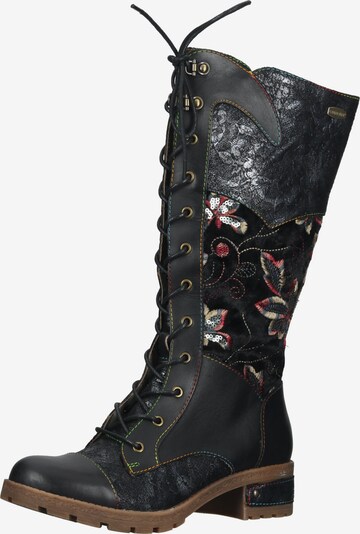 Laura Vita Lace-Up Boots in Mixed colors / Black, Item view