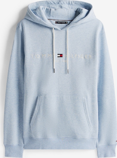 TOMMY HILFIGER Sweater majica u mornarsko plava / svijetloplava / rubin crvena / bijela, Pregled proizvoda