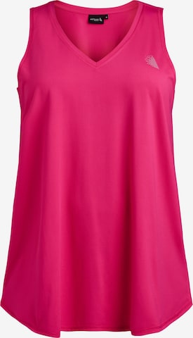 Active by Zizzi Sports top 'Abasic' in Pink: front
