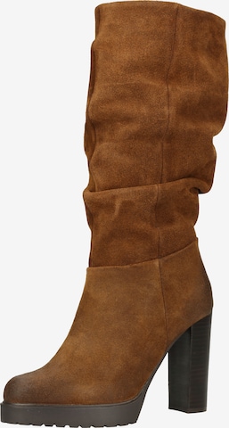 Steven New York Boots in Brown: front