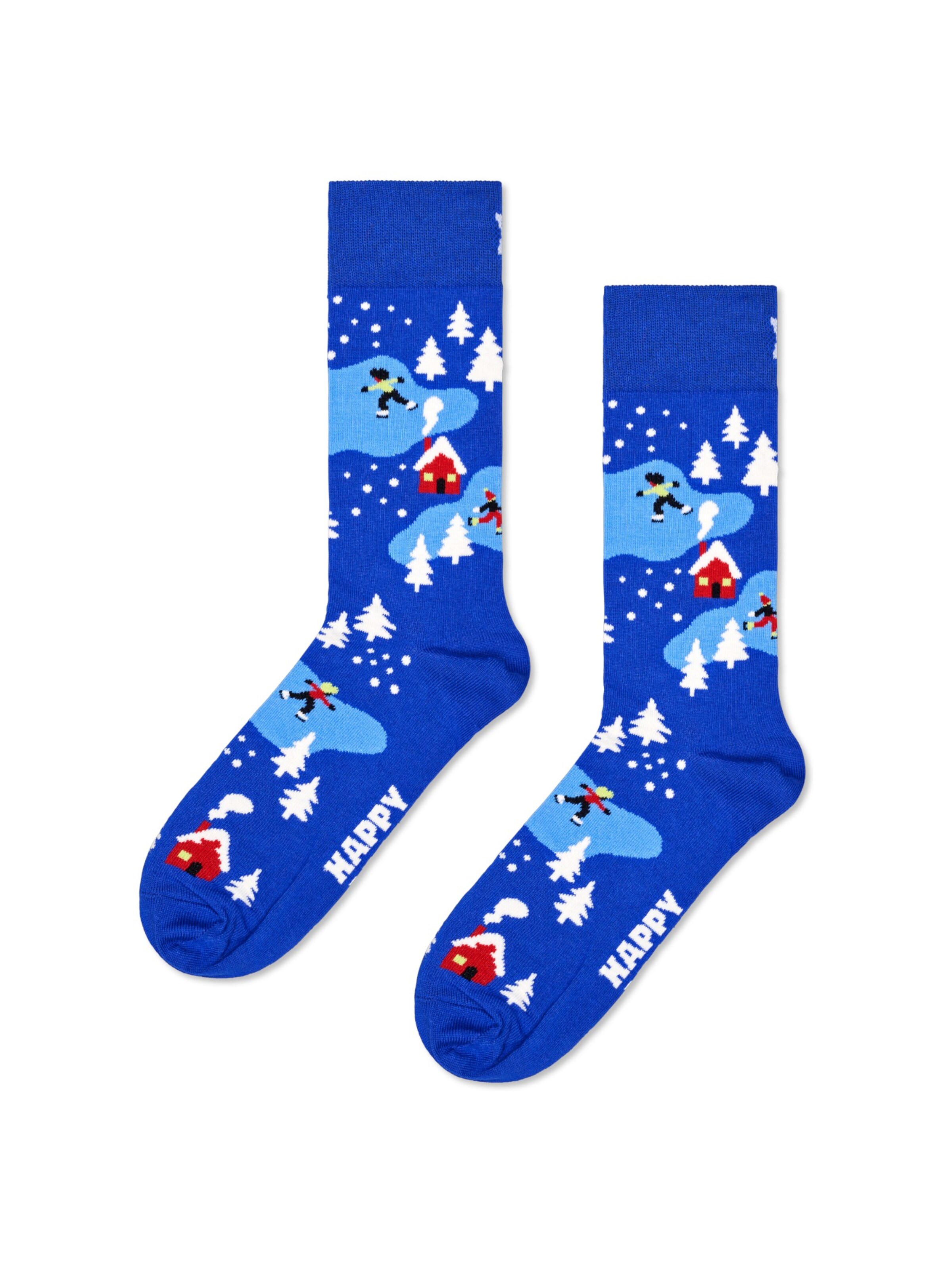 Chaussettes '3-Pack Holiday Navy Socks Gift Set' Happy Socks en bleu