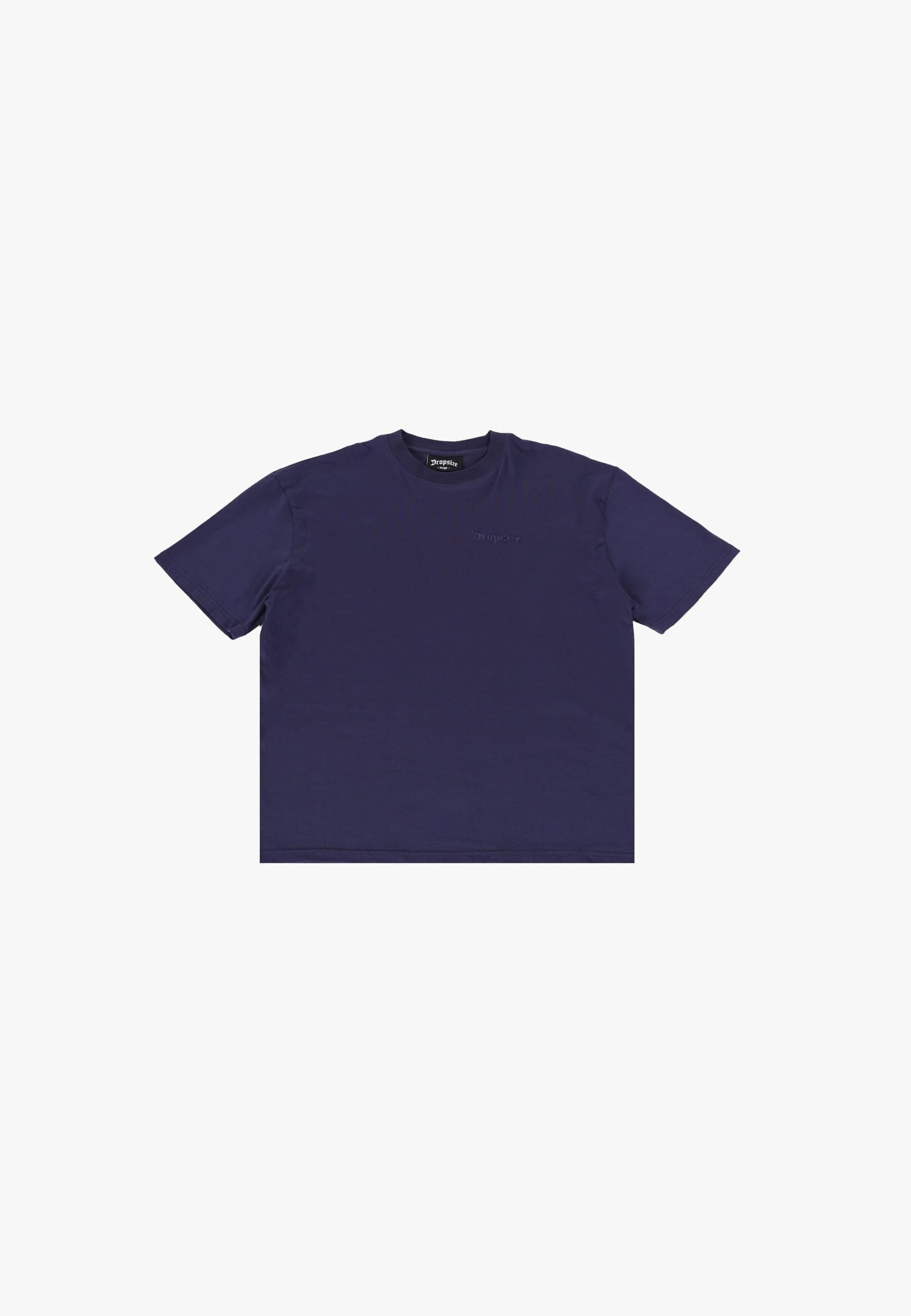 Dropsize Shirt in Blauw: voorkant