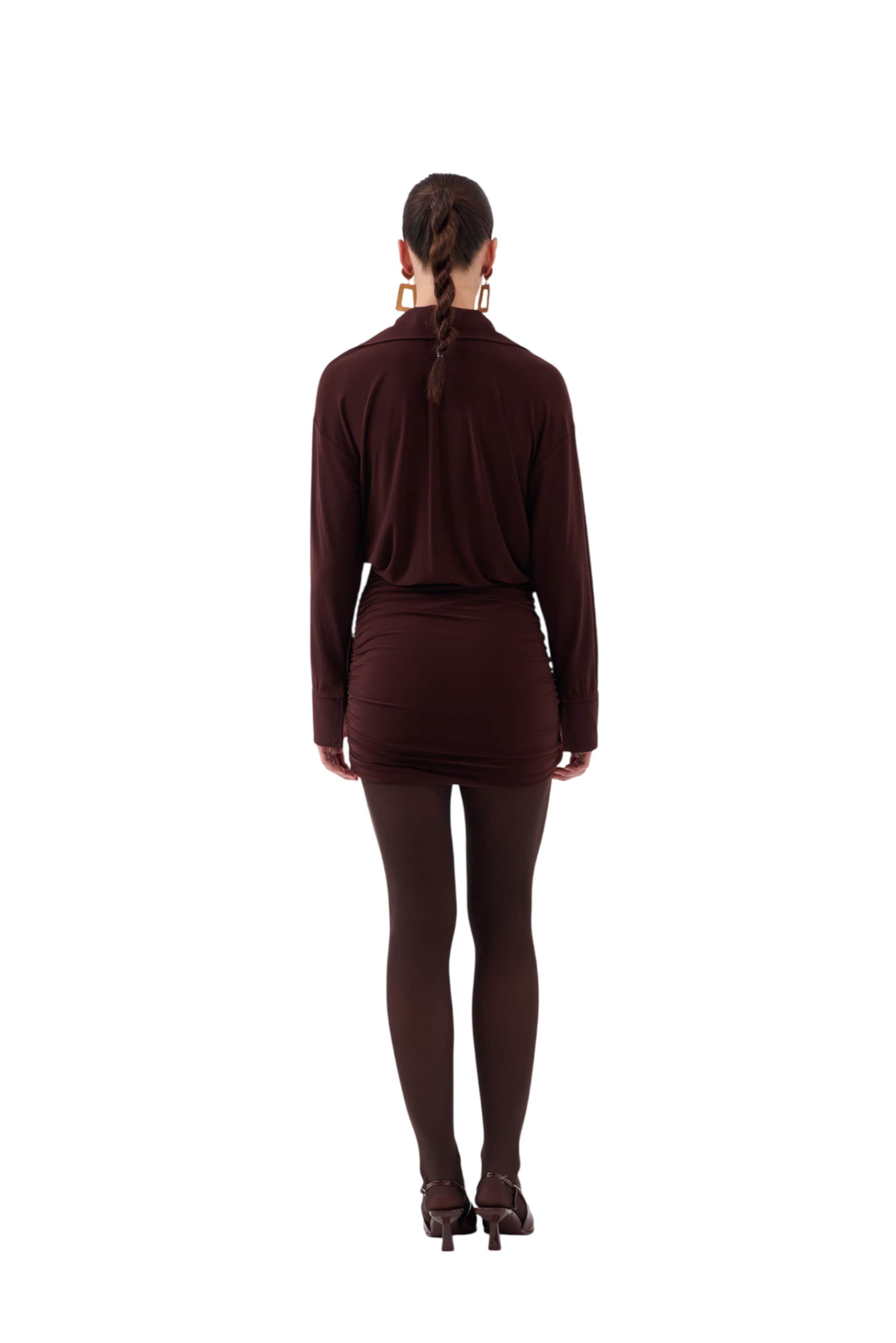 HOLLY LOLLY Kleid in Braun