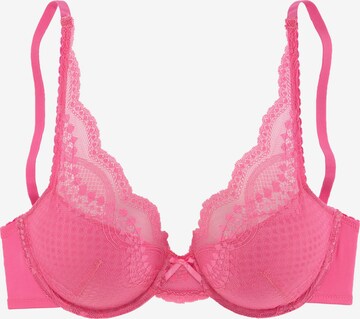 Reggiseno di s.Oliver in rosa: frontale