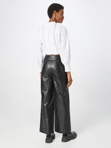 Lovechild 1979 Wide leg Broek 'Iliya' in Zwart