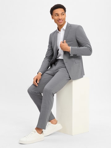 Finshley & Harding Regular fit Business-colbert 'Steven' in Grijs