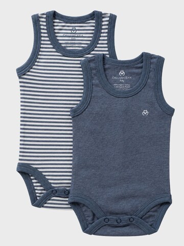 OrganicEra Romper/Bodysuit 'OrganicEra Organic  Baby Sleeveless Bodysuit, 2 pcs Set' in Blue: front