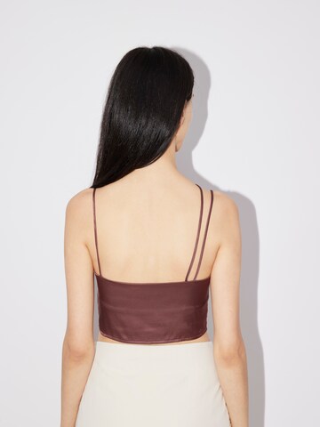 LeGer by Lena Gercke Top 'CARMEN' in Brown: back