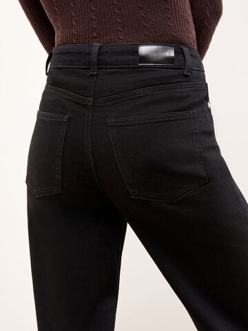 Lipsy Široký strih Džínsy - Čierna