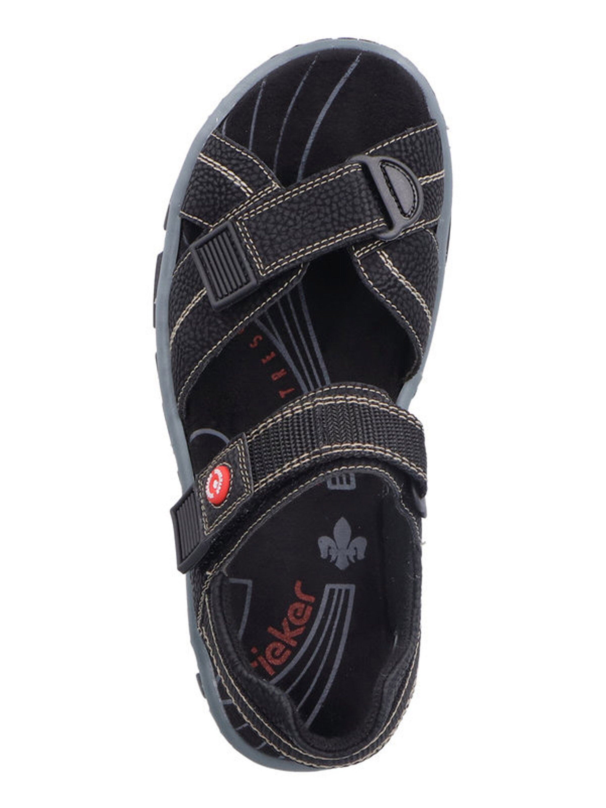 Rieker Trekkingsandaler i sort