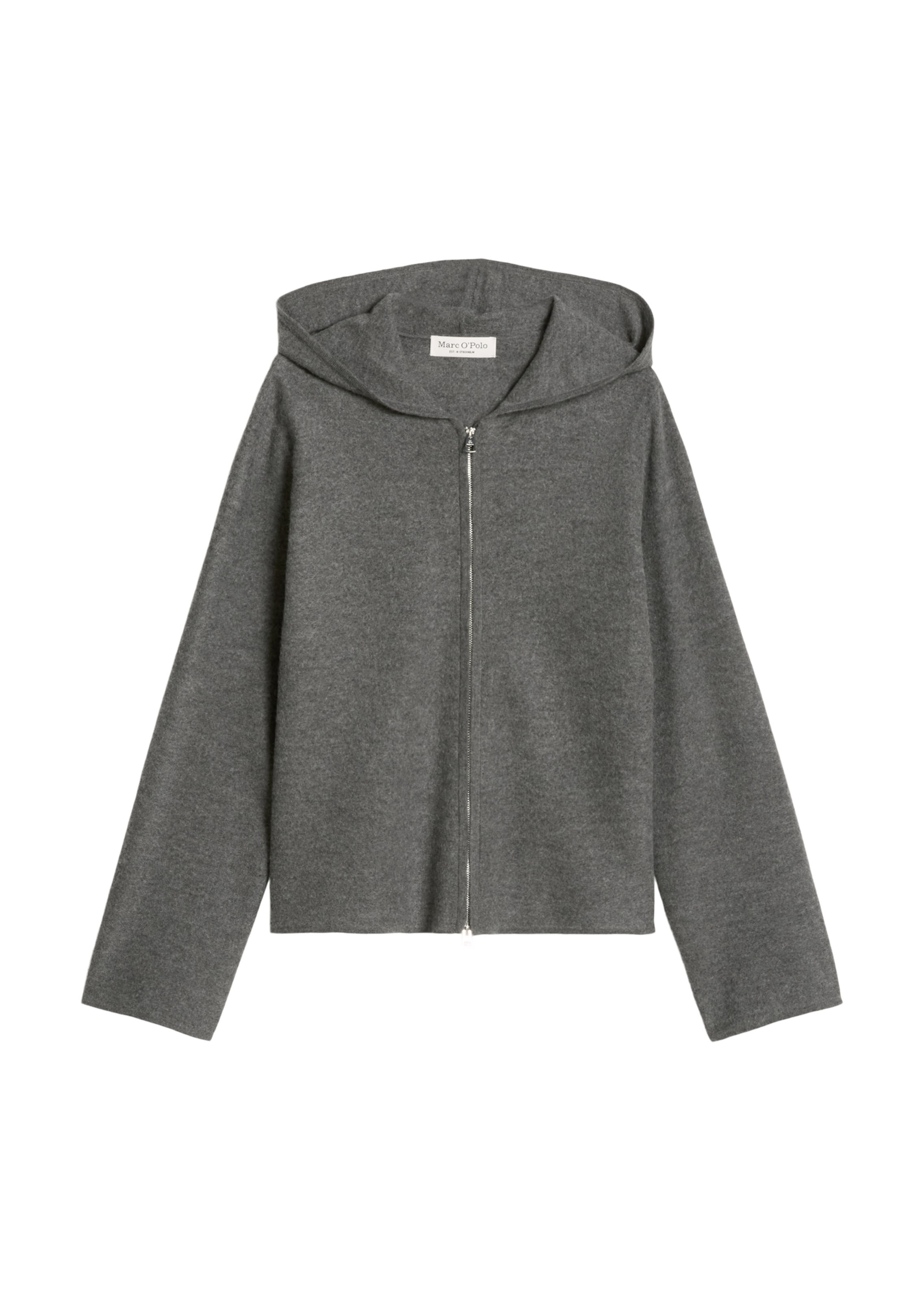 Marc O'Polo Strickjacke in Grau: Vorderseite