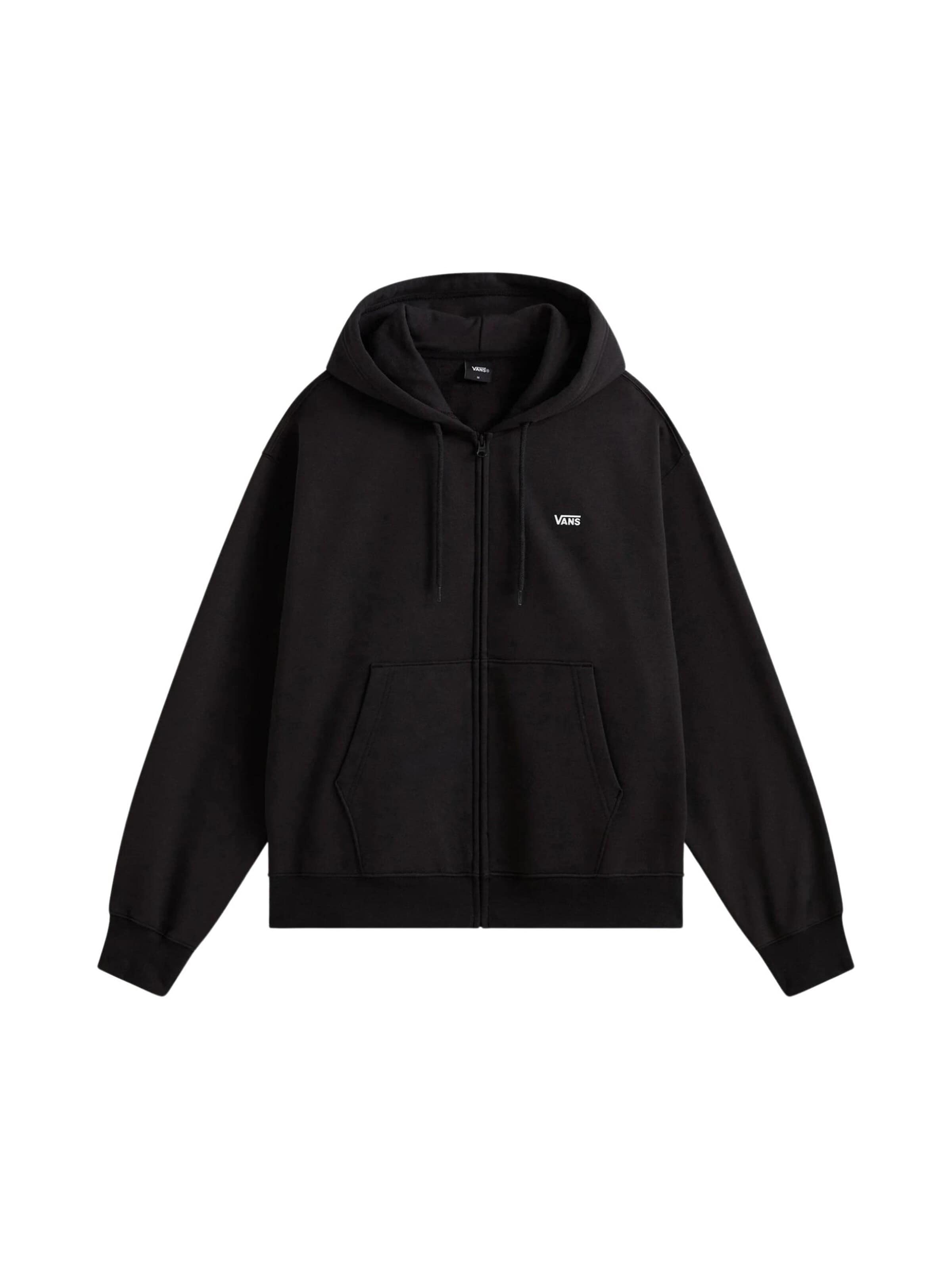 Giacca di felpa 'VANS LEFT CHEST FULL ZIP FELPA' di VANS in nero: frontale