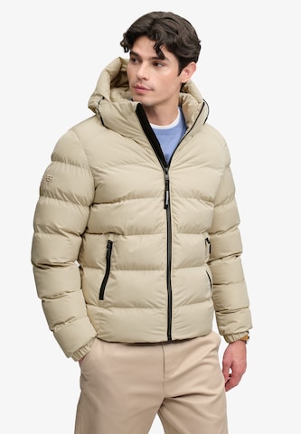 Giacca invernale di Superdry & Co in bianco: frontale