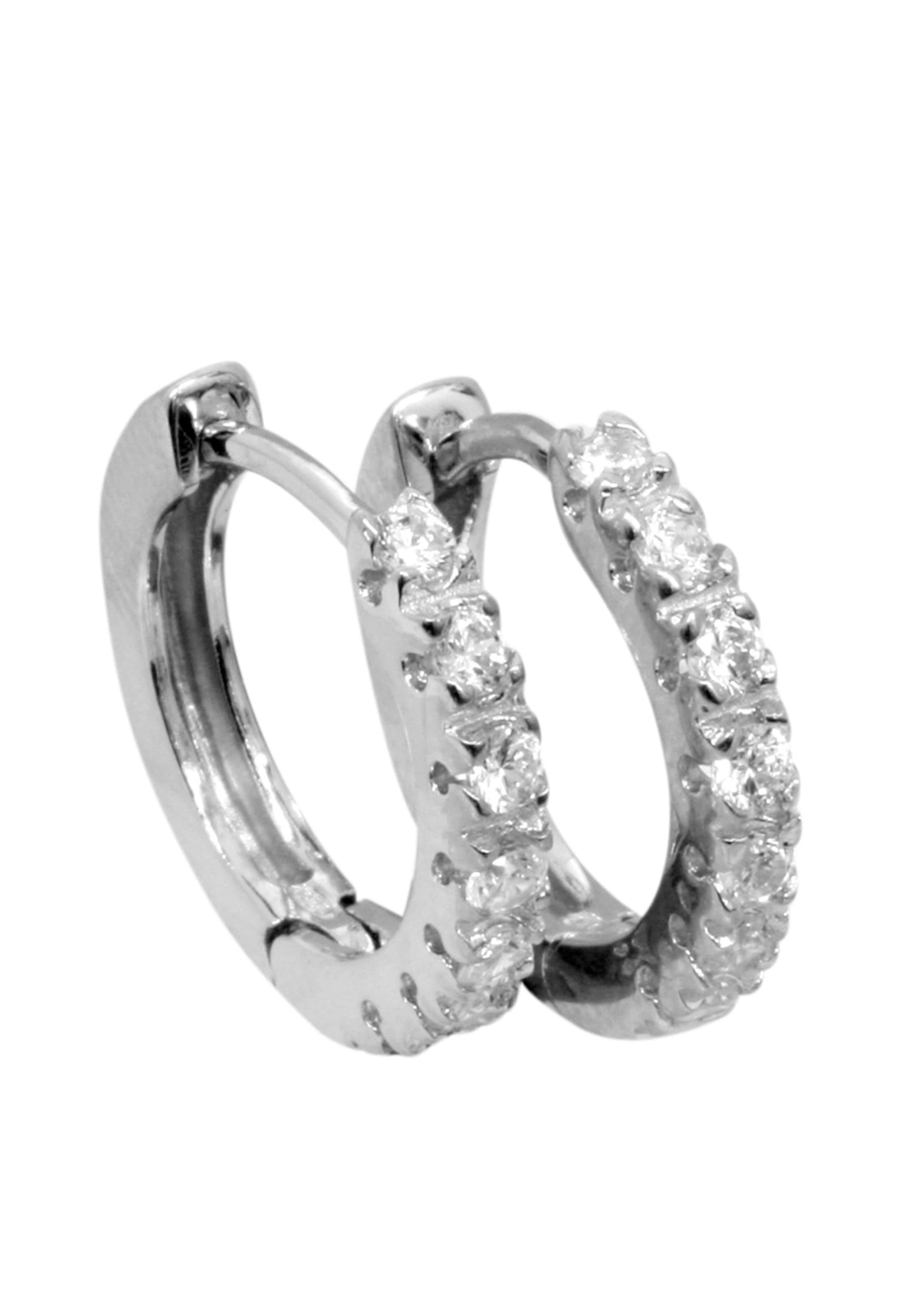 Nana Kay Ohrringe in Silber: Vorderseite