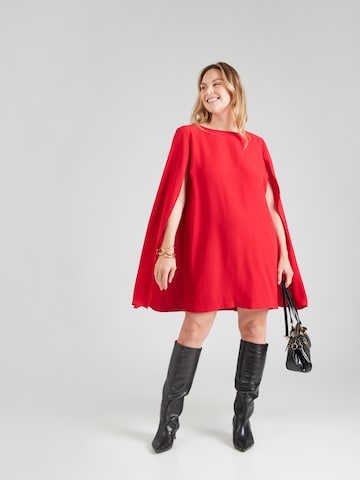 raudona Lauren Ralph Lauren Plus Kokteilinė suknelė 'PETRA'