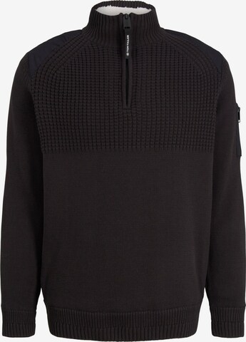 TOM TAILOR Pullover in Schwarz: predná strana