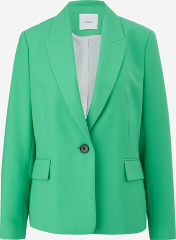 s.Oliver BLACK LABEL Blazers in Groen: voorkant