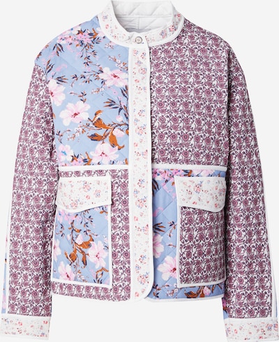 Demisezoninė striukė 'Smilla' iš ONLY, spalva – kremo / šviesiai mėlyna / ruda (konjako) / rožių spalva, Prekių apžvalga