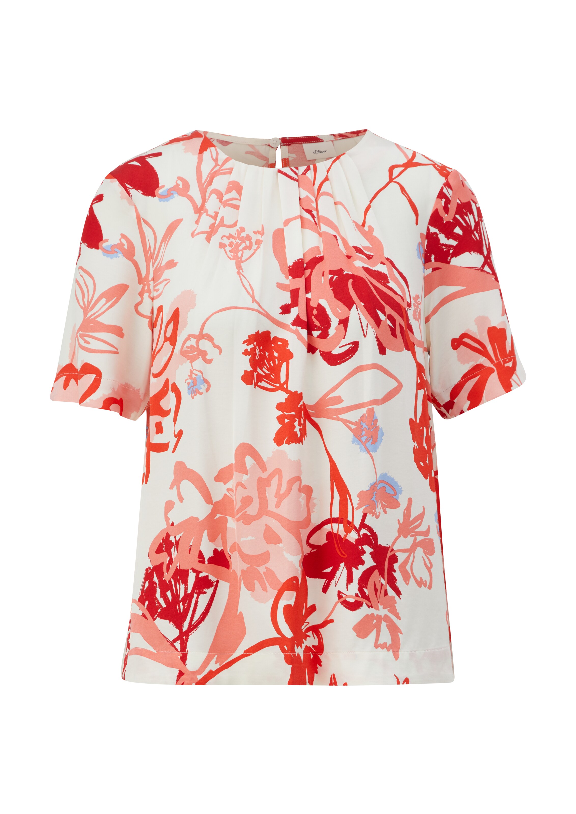 s.Oliver BLACK LABEL Bluse in Weiß: Vorderseite