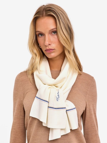 FALKE Scarf 'Anniversary' in White: front