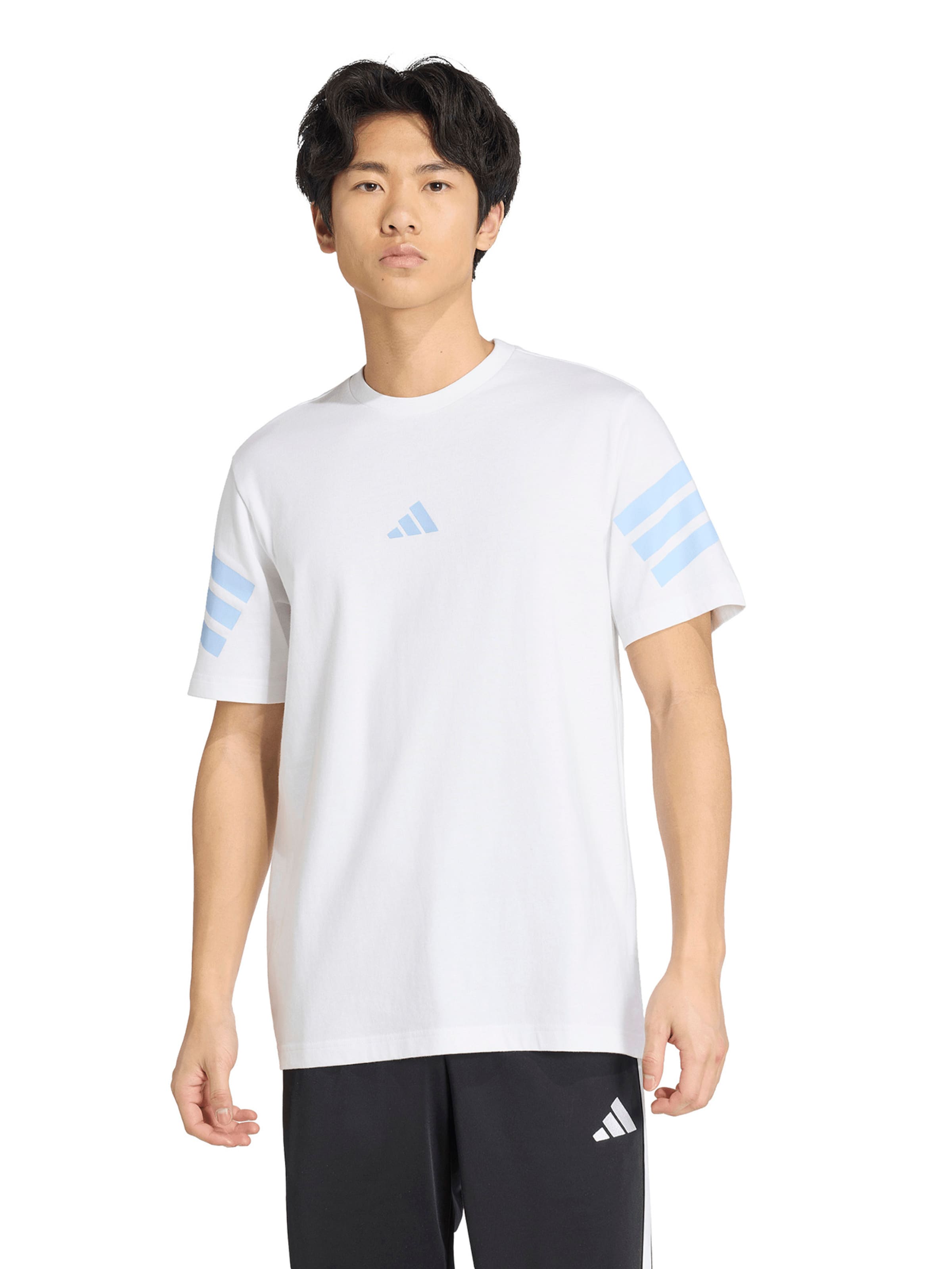 Tricou funcțional de la ADIDAS SPORTSWEAR pe alb: față