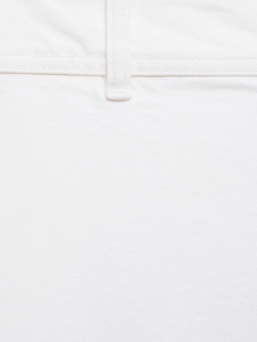 MANGO Wide Leg Jeans 'CATHERIN' i hvid
