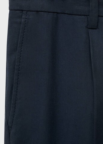 MANGO MAN Tapered Chino Pants 'Ennio' in Blue