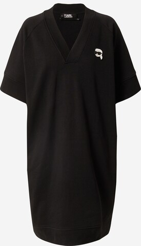 Karl Lagerfeld Dress in Black: front