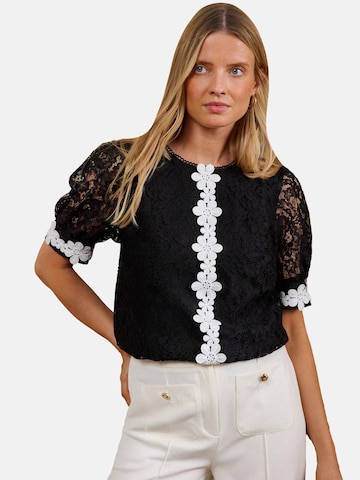 love & roses Blouse in Black: front
