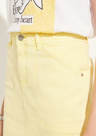 comma casual identity Slim fit Skirt in Yellow