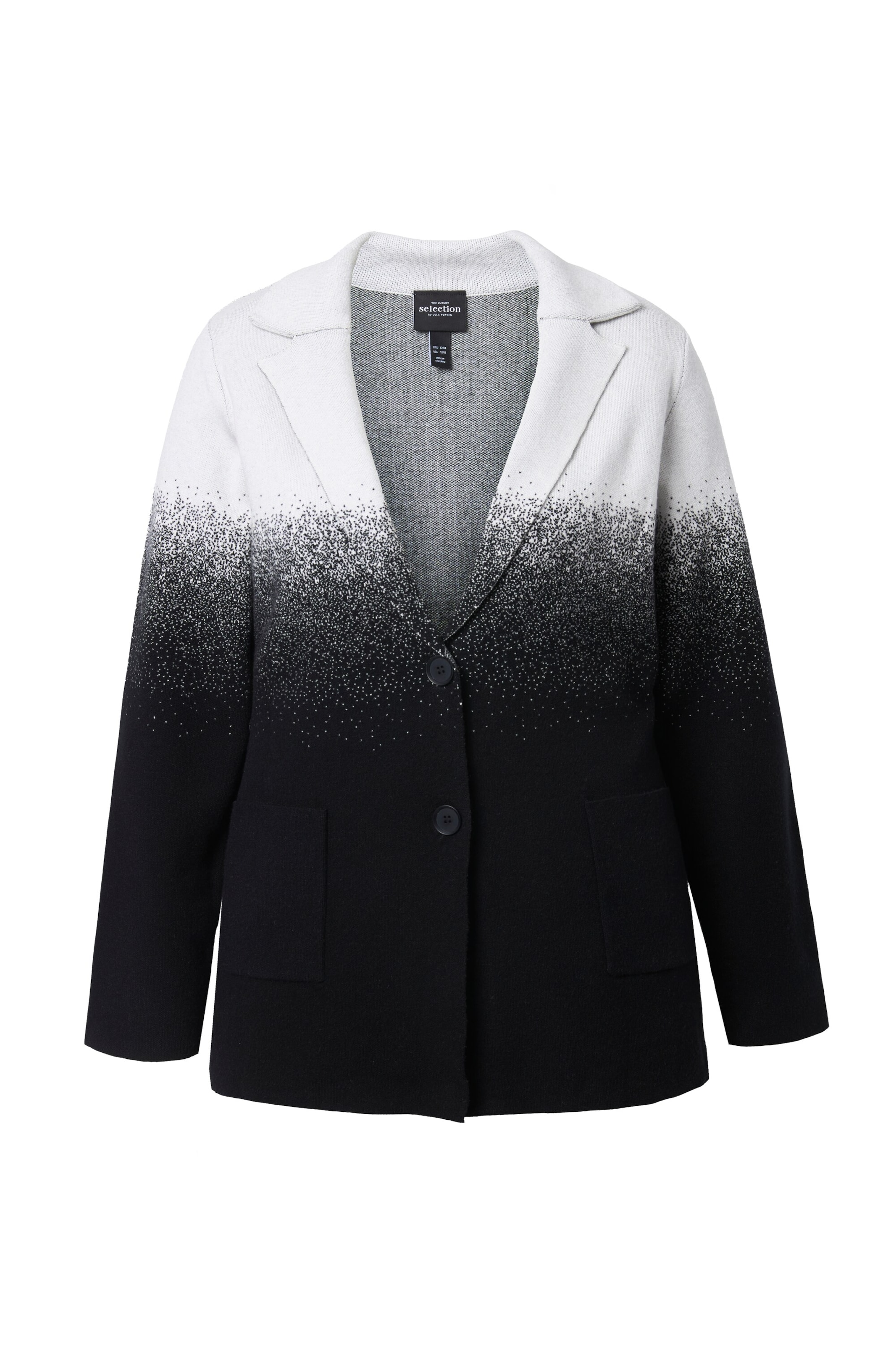 Ulla Popken Blazer in Schwarz: Vorderseite