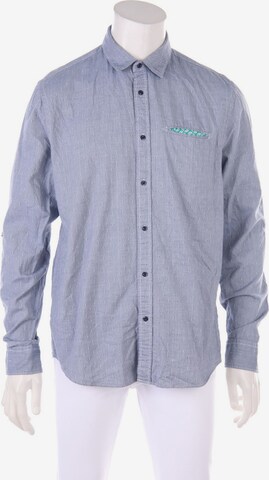 SCOTCH & SODA Button Up Shirt in L in Blue: front